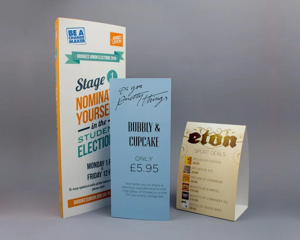 Table Tent Printing Bridgend